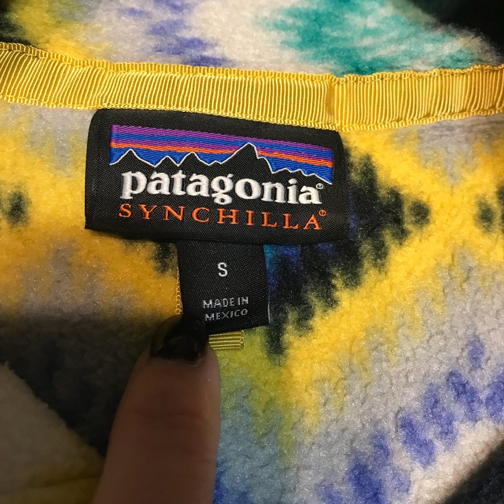 Synchilla fleece multi colored pullover